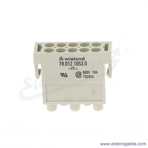 Wkład wtyczki 78.012.1053.0, FLE STC 10 25, 10 pinów, flex Wkład wtyczki 78.012.1053.0, FLE STC 10 25, 10 pinów, flex