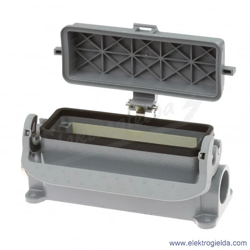 Obudowa gniazda 71.341.2435.0, 24 PIN, cokołowa, z pokrywą, M25 Obudowa gniazda 71.341.2435.0, 24 PIN, cokołowa, z pokrywą, M25