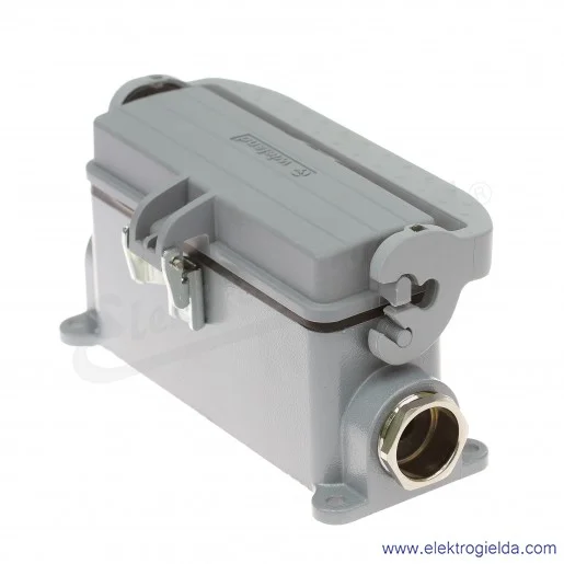 Obudowa gniazda 71.341.2435.0, 24 PIN, cokołowa, z pokrywą, M25 Obudowa gniazda 71.341.2435.0, 24 PIN, cokołowa, z pokrywą, M25