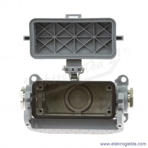 Obudowa gniazda 71.340.1635.0, 16 PIN, cokołowa, z klapką, RBA R16S 1K 2XM25DB Obudowa gniazda 71.340.1635.0, 16 PIN, cokołowa, z klapką, RBA R16S 1K 2XM25DB