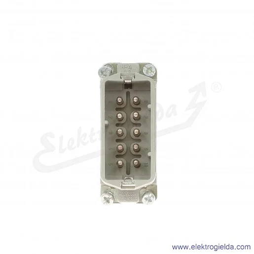 Wkład wtyczki 73.310.1053.0, 10(HA), 10P, RE-BA, 600V, 14A Wkład wtyczki 73.310.1053.0, 10(HA), 10P, RE-BA, 600V, 14A