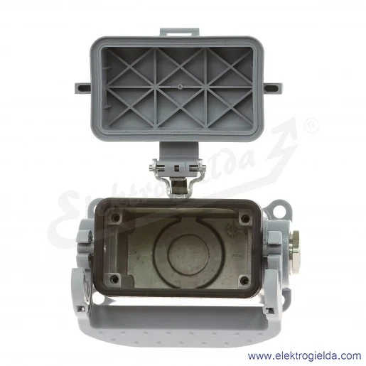 Obudowa gniazda 71.342.1035.0, 10 PIN, cokołowa z pokrywą, M20 Obudowa gniazda 71.342.1035.0, 10 PIN, cokołowa z pokrywą, M20