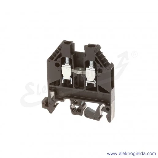 Złączka przelotowa 57.504.055.1, WK 4/U, 4mm2, czarna, szerokość 6mm Złączka przelotowa 57.504.055.1, WK 4/U, 4mm2, czarna, szerokość 6mm