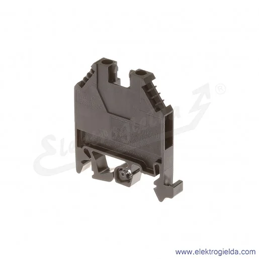 Złączka przelotowa 57.504.055.1, WK 4/U, 4mm2, czarna, szerokość 6mm Złączka przelotowa 57.504.055.1, WK 4/U, 4mm2, czarna, szerokość 6mm