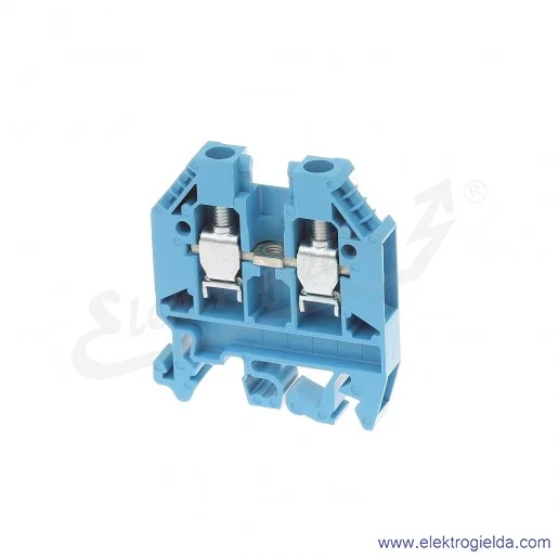 Złączka przelotowa 57.506.055.6, WK 6/U, 10mm2, niebieska Złączka przelotowa 57.506.055.6, WK 6/U, 10mm2, niebieska
