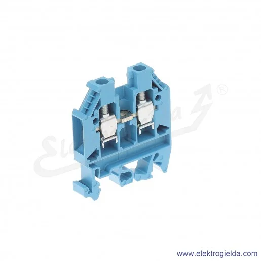 Złączka przelotowa 57.506.055.6, WK 6/U, 10mm2, niebieska Złączka przelotowa 57.506.055.6, WK 6/U, 10mm2, niebieska