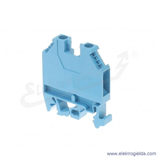 Złączka przelotowa 57.506.055.6, WK 6/U, 10mm2, niebieska Złączka przelotowa 57.506.055.6, WK 6/U, 10mm2, niebieska