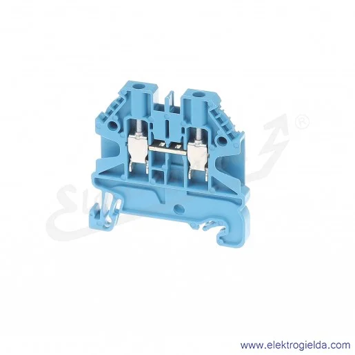 Złączka przelotowa 58.503.0055.6, WT 2,5 jednotorowa, niebieska, szerokość 5mm, montaż TS-35 Złączka przelotowa 58.503.0055.6, WT 2,5 jednotorowa, niebieska, szerokość 5mm, montaż TS-35