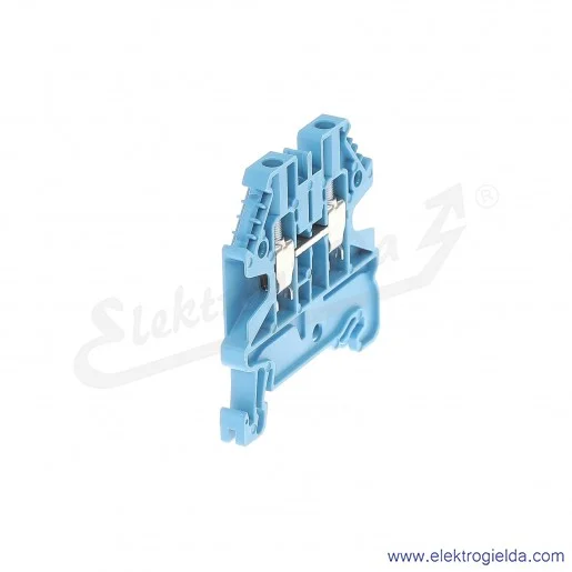 Złączka przelotowa 58.503.0055.6, WT 2,5 jednotorowa, niebieska, szerokość 5mm, montaż TS-35 Złączka przelotowa 58.503.0055.6, WT 2,5 jednotorowa, niebieska, szerokość 5mm, montaż TS-35