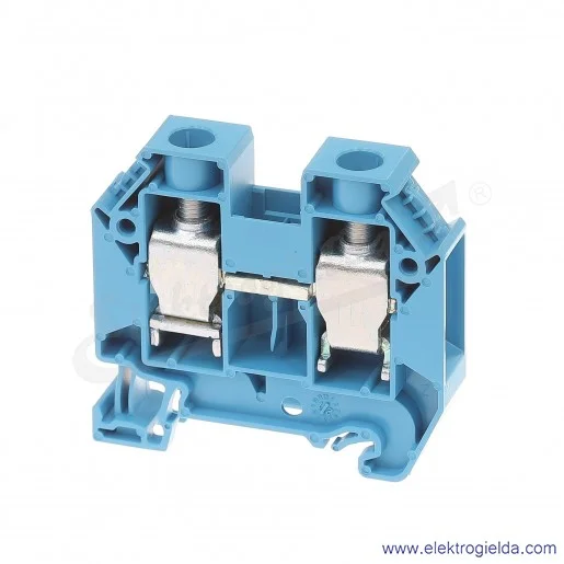 Złączka przelotowa 58.516.0055.6, WT 16, 16mm2, niebieska, szerokość 12mm, montaż TS-35 Złączka przelotowa 58.516.0055.6, WT 16, 16mm2, niebieska, szerokość 12mm, montaż TS-35
