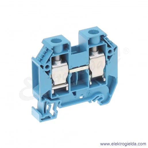 Złączka przelotowa 58.516.0055.6, WT 16, 16mm2, niebieska, szerokość 12mm, montaż TS-35 Złączka przelotowa 58.516.0055.6, WT 16, 16mm2, niebieska, szerokość 12mm, montaż TS-35