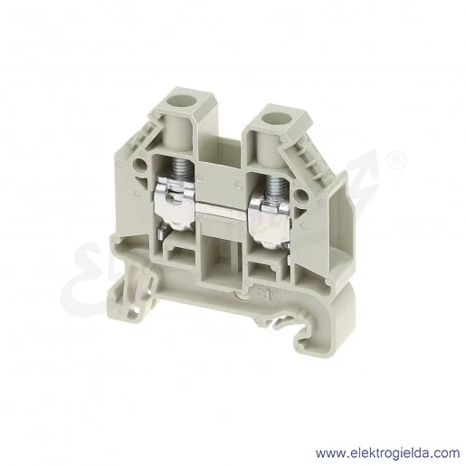 Złączka przelotowa 58.510.0055.0, WT 10mm2, szara, szerokość 10mm, montaż TS-35 Złączka przelotowa 58.510.0055.0, WT 10mm2, szara, szerokość 10mm, montaż TS-35