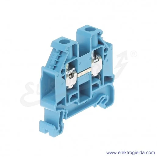 Złączka przelotowa 58.510.0055.6, WT 10mm2, niebieska, szerokość 10mm, montaż TS-35 Złączka przelotowa 58.510.0055.6, WT 10mm2, niebieska, szerokość 10mm, montaż TS-35