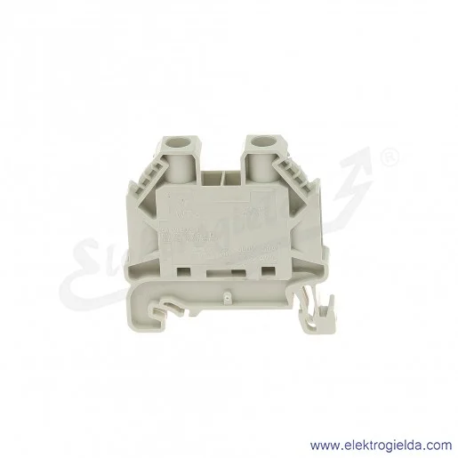 Złączka przelotowa 58.506.0055.0, WT 6, szara, jednotorowa, szerokość 8mm, montaż TS-35 Złączka przelotowa 58.506.0055.0, WT 6, szara, jednotorowa, szerokość 8mm, montaż TS-35