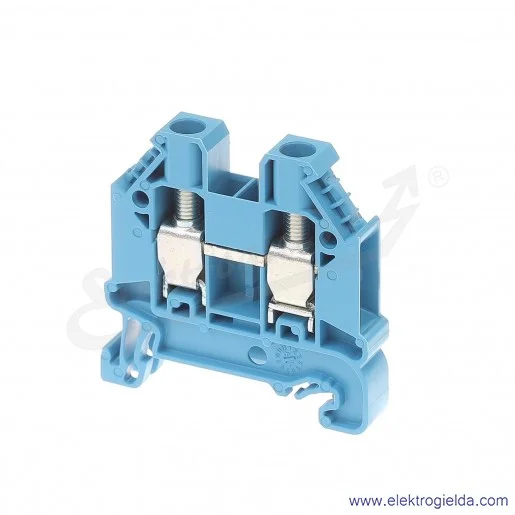 Złączka przelotowa 58.506.0055.6, WT 6, jednotorowa, niebieska, szerokość 8mm, montaż TS-35 Złączka przelotowa 58.506.0055.6, WT 6, jednotorowa, niebieska, szerokość 8mm, montaż TS-35