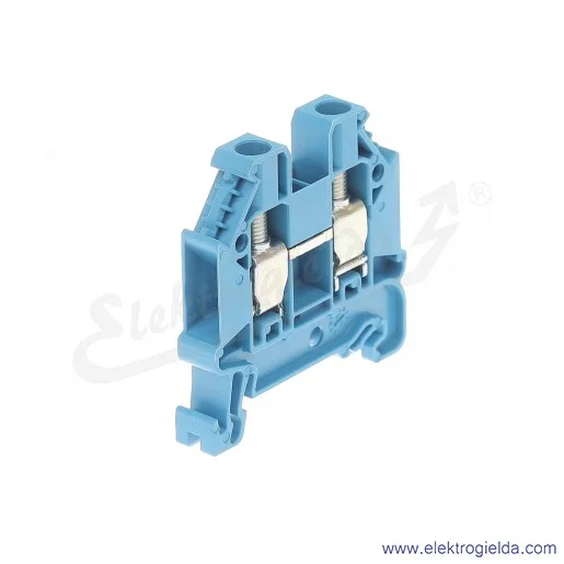 Złączka przelotowa 58.506.0055.6, WT 6, jednotorowa, niebieska, szerokość 8mm, montaż TS-35 Złączka przelotowa 58.506.0055.6, WT 6, jednotorowa, niebieska, szerokość 8mm, montaż TS-35