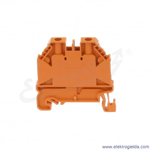 Złączka przelotowa 58.504.0055.9, WT 4, jednotorowa, pomarańczowa, montaż TS-35 Złączka przelotowa 58.504.0055.9, WT 4, jednotorowa, pomarańczowa, montaż TS-35