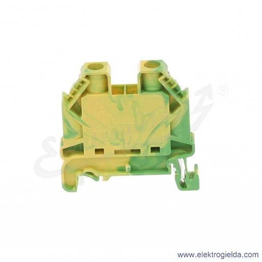 Złączka ochronna 58.506.9055.0, WT 6 PE, szerokość 8mm, montaż TS-35 Złączka ochronna 58.506.9055.0, WT 6 PE, szerokość 8mm, montaż TS-35