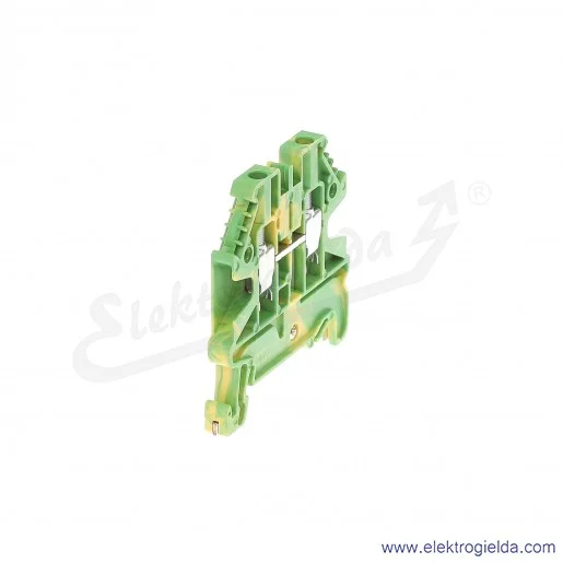 Złączka ochronna 58.503.9055.0, WT 2,5 jednotorowa, żółto-zielona, szerokość 5mm, montaż TS-35 Złączka ochronna 58.503.9055.0, WT 2,5 jednotorowa, żółto-zielona, szerokość 5mm, montaż TS-35