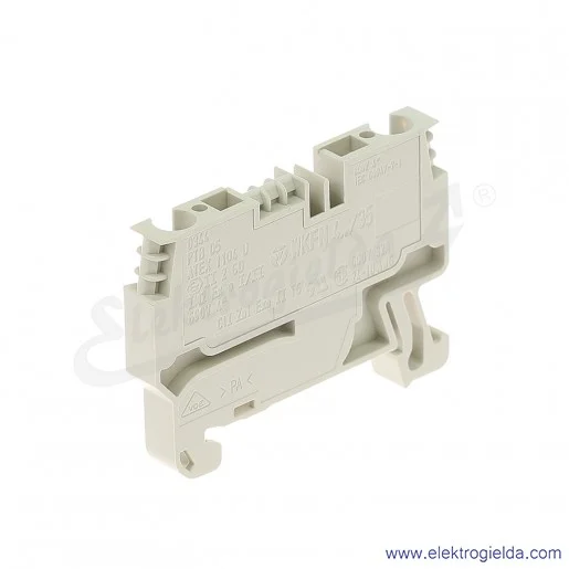 Złączka przelotowa 56.704.0055.0, WKFN4/35, 4mm2, szara, szerokość 6mm Złączka przelotowa 56.704.0055.0, WKFN4/35, 4mm2, szara, szerokość 6mm