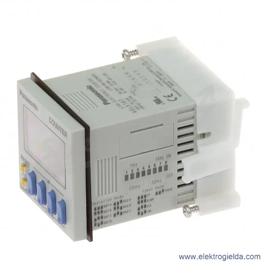 Licznik impulsów LC4H-R4-AC230VS, 4 cyfrowy wyświetlacz, 100-240VAC, 5A, IP66 Licznik impulsów LC4H-R4-AC230VS, 4 cyfrowy wyświetlacz, 100-240VAC, 5A, IP66