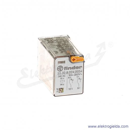 Przekaźnik elektromagnetyczny 55.32.8.024.0054 2P 24V AC Przekaźnik elektromagnetyczny 55.32.8.024.0054 2P 24V AC