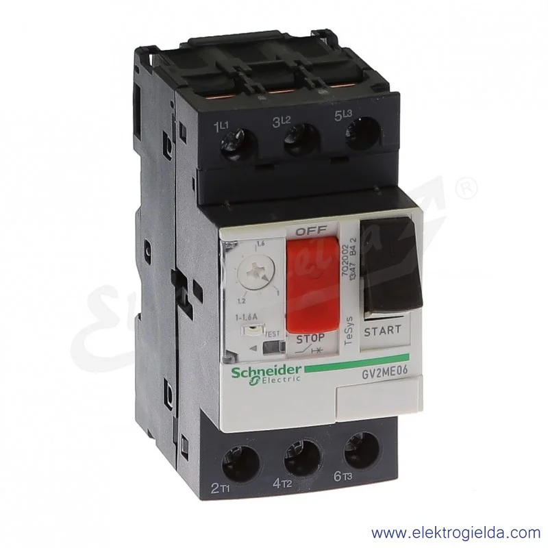 Wyłącznik silnikowy GV2ME06 Wyłącznik silnikowy GV2ME06
