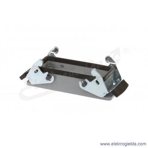 H-B 16 AG Obudowa gniazda pulpitowa 2 klamry H-B 16 AG Obudowa gniazda pulpitowa 2 klamry