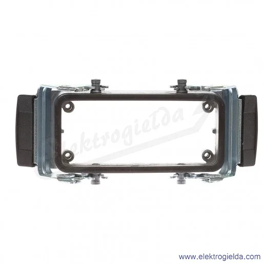 H-B 16 AG Obudowa gniazda pulpitowa 2 klamry H-B 16 AG Obudowa gniazda pulpitowa 2 klamry