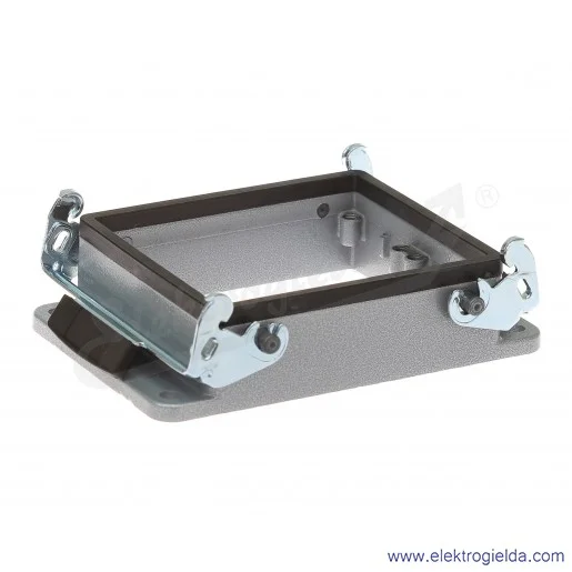 H-B 32 AG Obudowa gniazda pulpitowa 2 klamry H-B 32 AG Obudowa gniazda pulpitowa 2 klamry