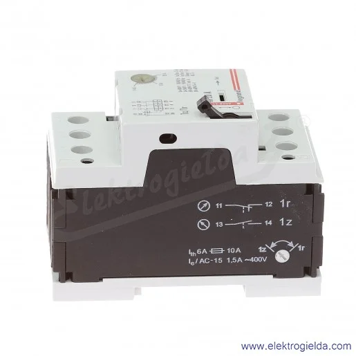 Wyłącznik silnikowy 606831, M 250 14-20A 1z+1r, prąd zadziałania wyzwalaczy 280A Wyłącznik silnikowy 606831, M 250 14-20A 1z+1r, prąd zadziałania wyzwalaczy 280A