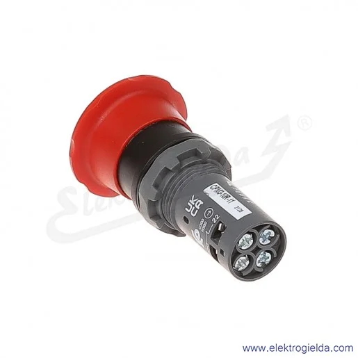 Przycisk CPM3-10R-11 grzybkowy STOP bezpieczeństwa czerwony 1NO+1NC samopowrotny Przycisk CPM3-10R-11 grzybkowy STOP bezpieczeństwa czerwony 1NO+1NC samopowrotny
