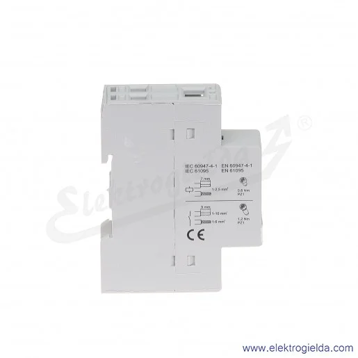 Stycznik modułowy CN3220220 2NO 230VAC/220VDC, Ith 20A Stycznik modułowy CN3220220 2NO 230VAC/220VDC, Ith 20A