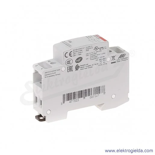 Stycznik modułowy ESB16-20N-06 16A 2NO 230V AC/DC Stycznik modułowy ESB16-20N-06 16A 2NO 230V AC/DC