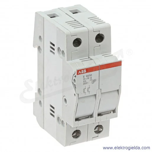 Rozłącznik bezpiecznikowy 2CSM200883R1801, E92/32, 2P, 10x38, 32A, 690V, montaż DIN 35mm Rozłącznik bezpiecznikowy 2CSM200883R1801, E92/32, 2P, 10x38, 32A, 690V, montaż DIN 35mm