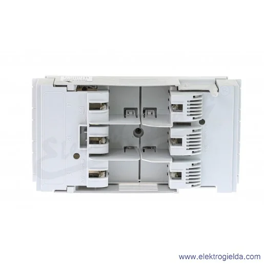 Rozłącznik izolacyjny bezpiecznikowy, RBK 00 PRO-SD-M, na szynę 60mm, zaciski śrubowe (M8) do 70 mm2, odpływ przewodami od dołu Rozłącznik izolacyjny bezpiecznikowy, RBK 00 PRO-SD-M, na szynę 60mm, zaciski śrubowe (M8) do 70 mm2, odpływ przewodami od dołu