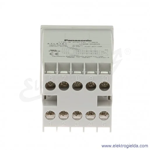 Przekaźnik czasowy LT4HW24SJ, LT4HW24SJ, 12-24VDC, 2 czasy, 250VAC, 5A, 0.01-999h, zaciski śrubowe Przekaźnik czasowy LT4HW24SJ, LT4HW24SJ, 12-24VDC, 2 czasy, 250VAC, 5A, 0.01-999h, zaciski śrubowe