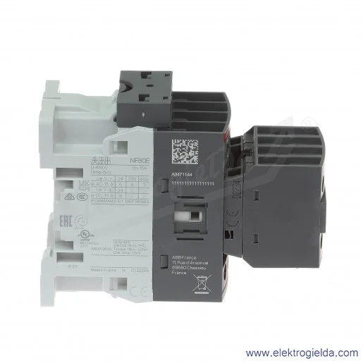 Stycznik pomocniczy NF80E-13 100-250V 50/60 Hz AC/DC, 16A AC-1, 8-polowy Stycznik pomocniczy NF80E-13 100-250V 50/60 Hz AC/DC, 16A AC-1, 8-polowy