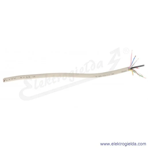 Przewód do transmisji danych 0028508 8x0.5mm2 LIYY UNITRONIC Przewód do transmisji danych 0028508 8x0.5mm2 LIYY UNITRONIC