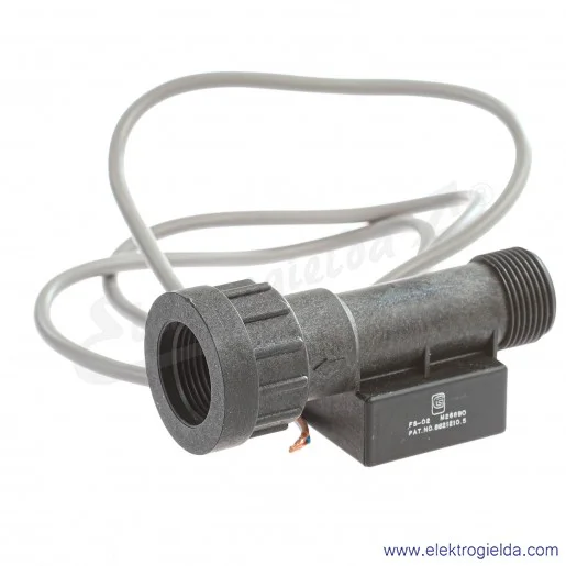 Czujnik przepływu cieczy FS-02, G3/4 Czujnik przepływu cieczy FS-02, G3/4