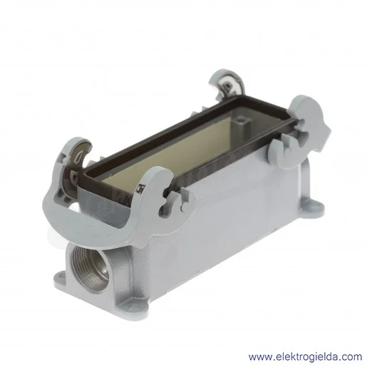 Obudowa gniazda 70.331.2435.1, 24 PIN, Cokołowa, 2 klamry Obudowa gniazda 70.331.2435.1, 24 PIN, Cokołowa, 2 klamry