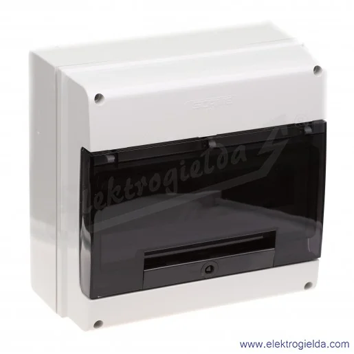 Rozdzielnia seria Domino 672.2012 ilość modułów 12 DIN, IP66, natynkowa Rozdzielnia seria Domino 672.2012 ilość modułów 12 DIN, IP66, natynkowa