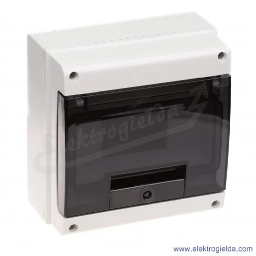 Rozdzielnia seria Domino 672.208 ilość modułów 8 DIN, IP66, natynkowa Rozdzielnia seria Domino 672.208 ilość modułów 8 DIN, IP66, natynkowa