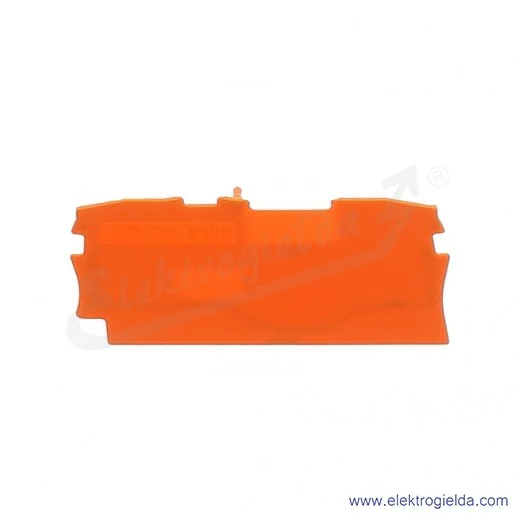 Ścianka końcowa 2000-1292 pomarańczowa do złączek 2000-120x Ścianka końcowa 2000-1292 pomarańczowa do złączek 2000-120x