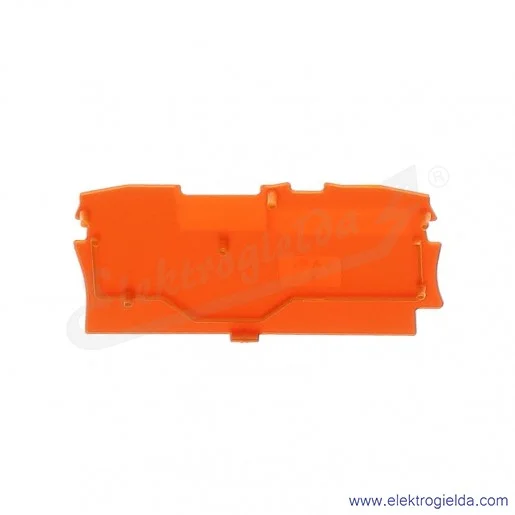 Ścianka końcowa 2000-1292 pomarańczowa do złączek 2000-120x Ścianka końcowa 2000-1292 pomarańczowa do złączek 2000-120x