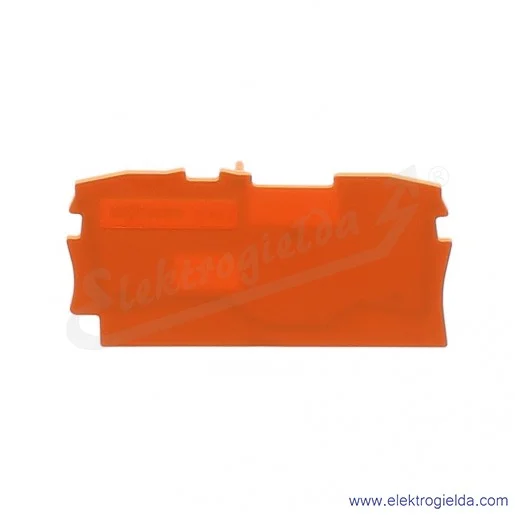 Ścianka końcowa 2002-1292 pomarańczowa do złączek 2002-120x i 2001-120x Ścianka końcowa 2002-1292 pomarańczowa do złączek 2002-120x i 2001-120x