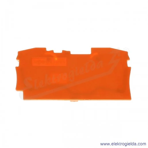 Ścianka końcowa 2004-1292 pomarańczowa do złączek 2004-120x Ścianka końcowa 2004-1292 pomarańczowa do złączek 2004-120x