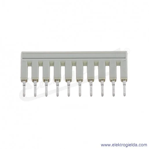 Mostek grzebieniowy 2001-410 10-torowy szary 18A z izolacją do złączek 2001- Mostek grzebieniowy 2001-410 10-torowy szary 18A z izolacją do złączek 2001-