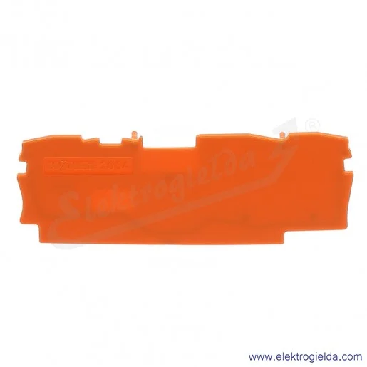 Ścianka końcowa 2004-1392 pomarańczowa do złączek 2004-130x Ścianka końcowa 2004-1392 pomarańczowa do złączek 2004-130x