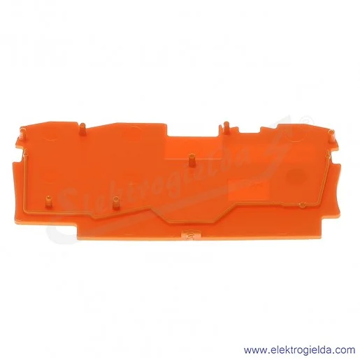 Ścianka końcowa 2004-1392 pomarańczowa do złączek 2004-130x Ścianka końcowa 2004-1392 pomarańczowa do złączek 2004-130x